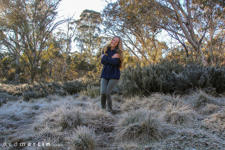 Bronwen, Frost, Tooma Road, Snowy Mountains