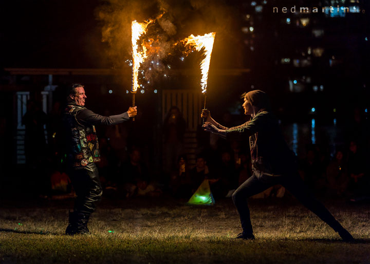 Baron Steinback, West End Fire Festival, Brisbane