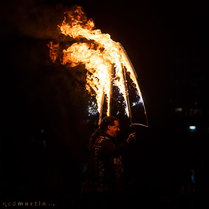 Baron Steinback, West End Fire Festival, Brisbane