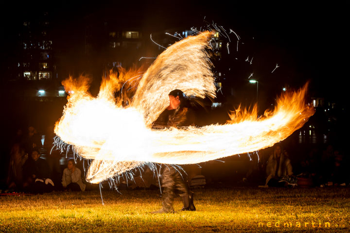 Baron Steinback, West End Fire Festival, Brisbane