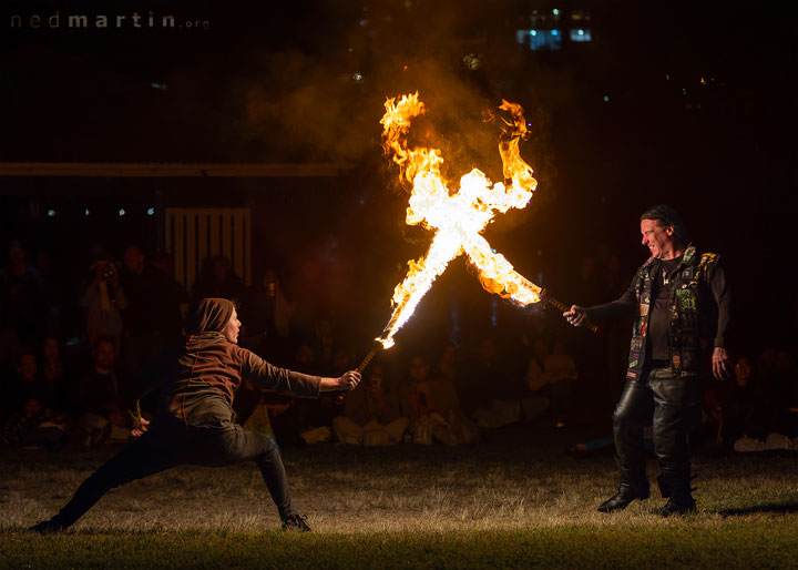 Baron Steinback, West End Fire Festival, Brisbane