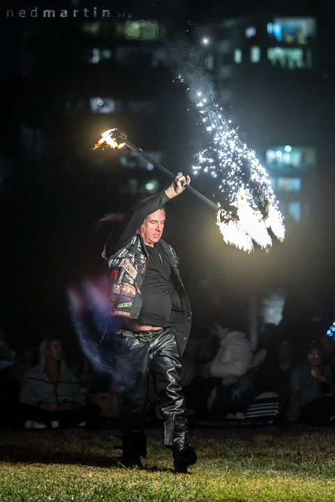 Baron Steinback, West End Fire Festival, Brisbane