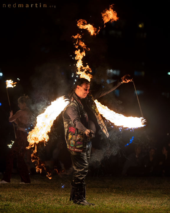 Baron Steinback, West End Fire Festival, Brisbane