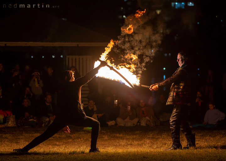 Baron Steinback, West End Fire Festival, Brisbane