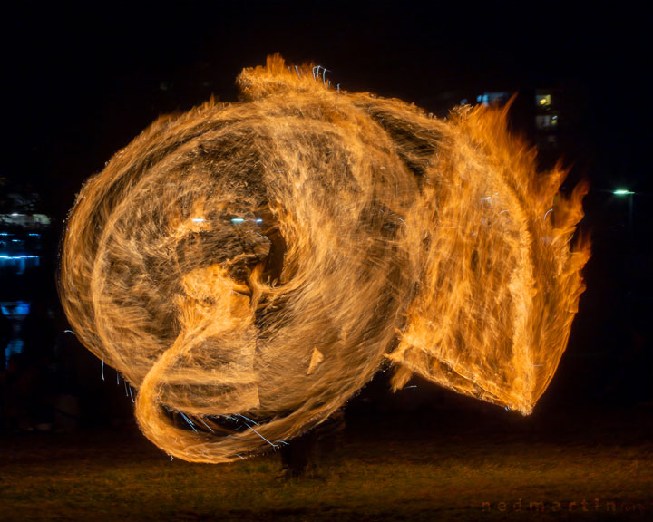 Baron Steinback, West End Fire Festival, Brisbane