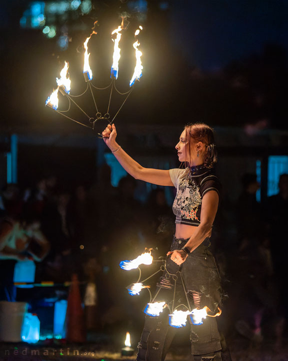 Yaolina Kay, West End Fire Festival, Brisbane