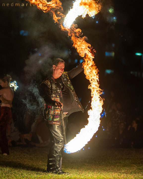 Baron Steinback, West End Fire Festival, Brisbane