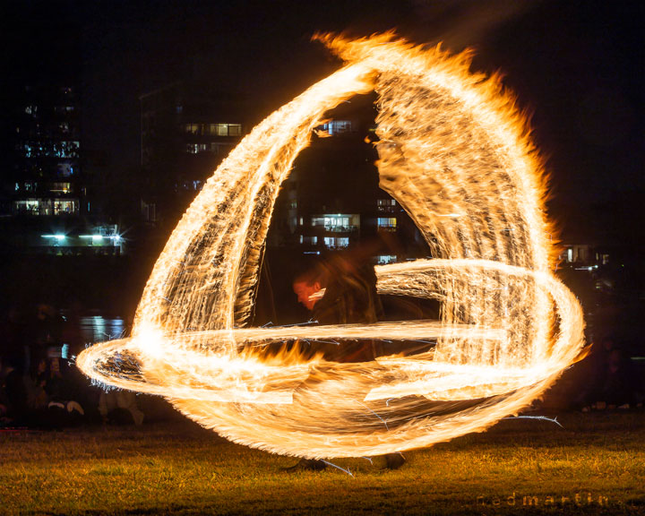 Baron Steinback, West End Fire Festival, Brisbane