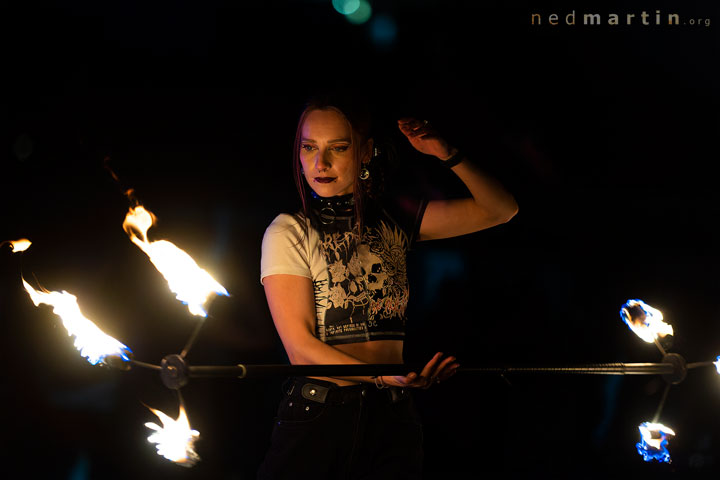 Yaolina Kay, West End Fire Festival, Brisbane