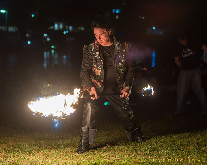 Baron Steinback, West End Fire Festival, Brisbane