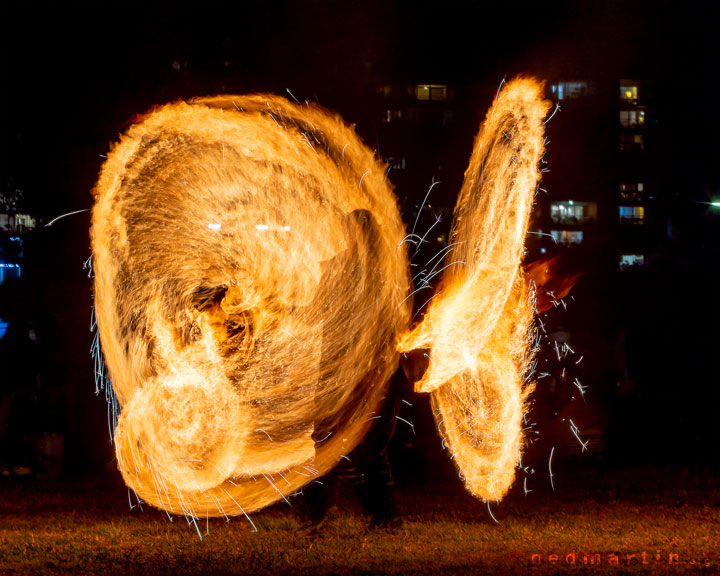 Baron Steinback, West End Fire Festival, Brisbane