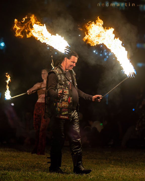 Baron Steinback, West End Fire Festival, Brisbane